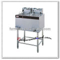 K043 Freestand 2 Tank 2 Basket Electric Deep Fryer